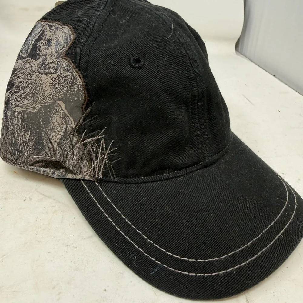 Dri Duck Wildlife Series Hunting Dog Duck Hat Black Cotton Baseball Cap NEW
